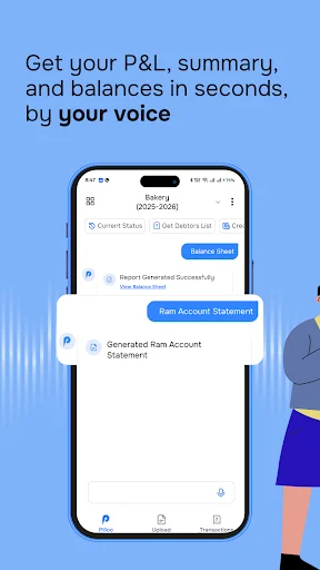 Pilloo AI डाउनलोड करें – छोटे व्यवसायों के लिए वॉयस-आधारित अकाउंटिंग - Screenshot 6