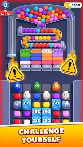 Color Beads Drop डाउनलोड करें – मजेदार कलर सॉर्टिंग पहेली गेम - Screenshot 2