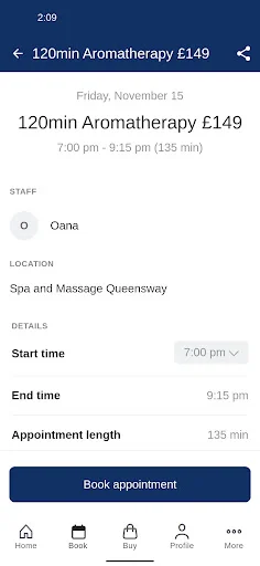 Spa & Massage ऐप डाउनलोड करें – अपनी अपॉइंटमेंट बुक करें - Screenshot 3