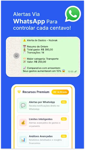 Fing: Finanças Pessoais डाउनलोड करें – अपना बजट और खर्च ट्रैक करें - Screenshot 3