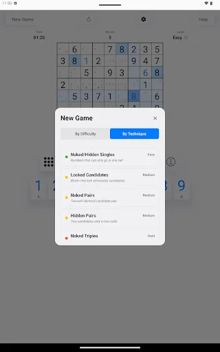 Sudoku Trainer डाउनलोड करें – सुडोकू में महारत हासिल करें और मुफ्त खेलें - Screenshot 12
