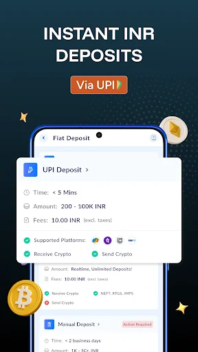 ZebPay ऐप डाउनलोड करें – भारत में बिटकॉइन और क्रिप्टो ट्रेडिंग करें - Screenshot 4