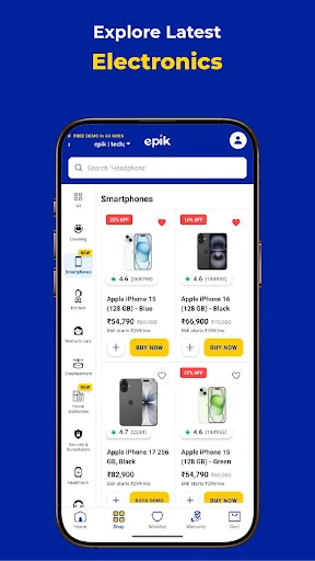 Epik ऐप डाउनलोड करें – स्मार्ट गैजेट्स की फास्ट होम डिलीवरी - Screenshot 3