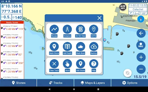 Kadal Map – Marine Navigation डाउनलोड करें – मछुआरों के लिए बेहतरीन नेविगेशन ऐप - Screenshot 20
