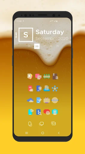 Bluric Icon Pack डाउनलोड करें – Frozen Glass स्टाइल आइकन - Screenshot 3