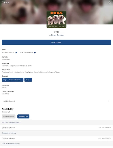 DC Public Library ऐप डाउनलोड करें – अपनी लाइब्रेरी तक पहुँचें - Screenshot 16