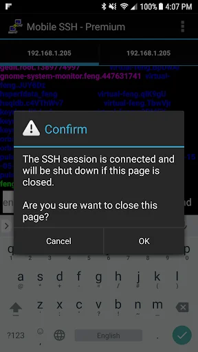 Mobile SSH Premium डाउनलोड करें – सुरक्षित SSH और RSA ऑथेंटिकेशन - Screenshot 4