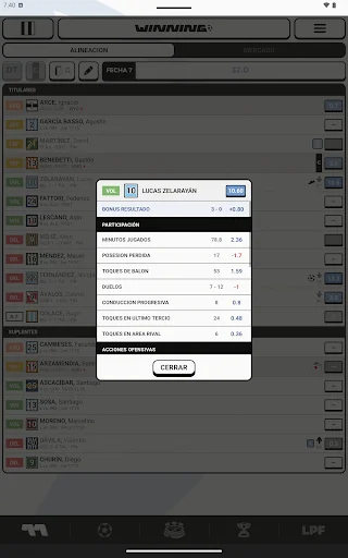 Winning Argentina डाउनलोड करें – अर्जेंटीना फुटबॉल फैंटेसी गेम - Screenshot 9
