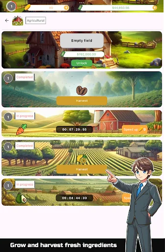 SimFoodie: Idle Business Sim डाउनलोड करें – बिज़नेस मैनेजमेंट गेम - Screenshot 11