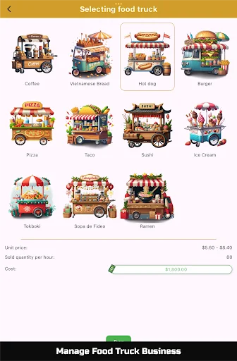SimFoodie: Idle Business Sim डाउनलोड करें – बिज़नेस मैनेजमेंट गेम - Screenshot 10