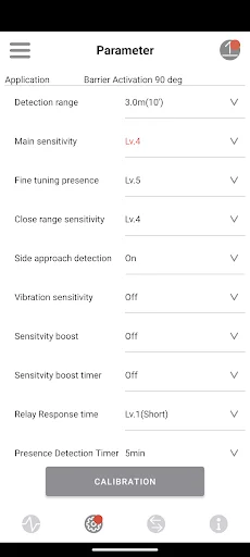 Virtual Loop डाउनलोड करें – OPTEX OVS-02 वाहन डिटेक्टर सेटिंग ऐप - Screenshot 10