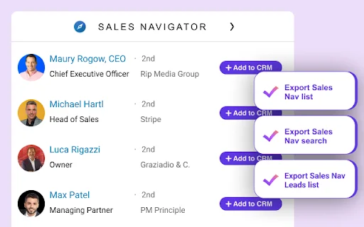 Hublead डाउनलोड करें – LinkedIn से HubSpot में डेटा सिंक करें - Screenshot 1