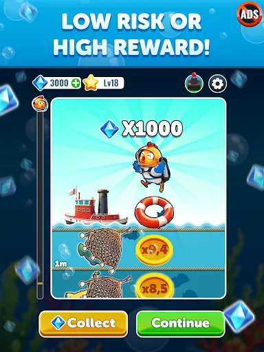 Chicken Cross – Sea Cross 2 डाउनलोड करें – रोमांचक गेम खेलें - Screenshot 9