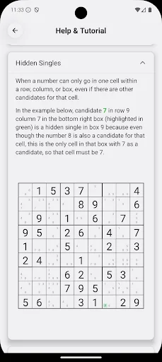 Sudoku Trainer डाउनलोड करें – सुडोकू में महारत हासिल करें और मुफ्त खेलें - Screenshot 8