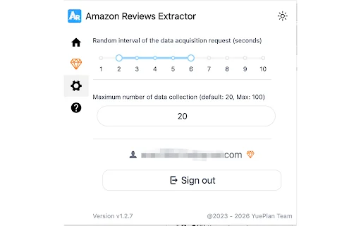 Amazon Reviews Extractor डाउनलोड करें – Amazon समीक्षाएँ CSV में सहेजें - Screenshot 3