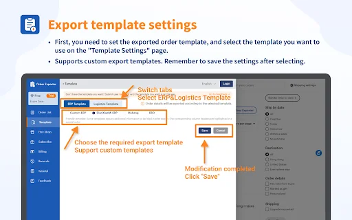 Easy Exporter डाउनलोड करें – Etsy ऑर्डर के लिए सर्वश्रेष्ठ टूल - Screenshot 3