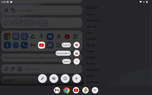 AIO Launcher डाउनलोड करें – सबसे तेज़ और कस्टमाइज़ेबल होम स्क्रीन - Screenshot 10