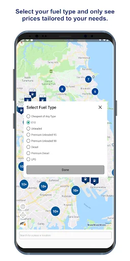 Vroom Fuel Price Compare डाउनलोड करें – QLD, NSW, WA में लाइव ईंधन की कीमतें - Screenshot 4