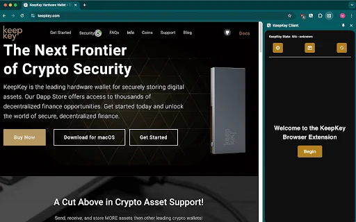 KeepKey Client डाउनलोड करें – सुरक्षित क्रिप्टो प्रबंधन एक्सटेंशन - Screenshot 2
