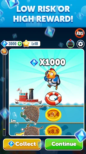 Chicken Cross – Sea Cross 2 डाउनलोड करें – रोमांचक गेम खेलें - Screenshot 3