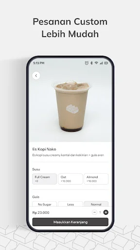 Kopi Nako ऐप डाउनलोड करें – अपनी पसंदीदा कॉफी का ऑर्डर दें - Screenshot 2