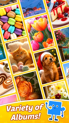 Jigsaw Art Block: Merge Puzzle डाउनलोड करें – रिलैक्सिंग पहेली गेम - Screenshot 4