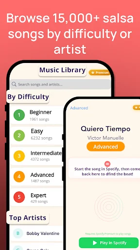 Dancetime – Salsa Beat Finder डाउनलोड करें – सटीक रिदम खोजें - Screenshot 4