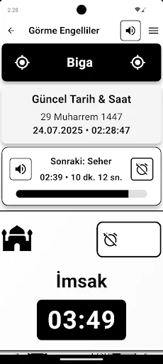 Türkiye Takvimi डाउनलोड करें – नमाज़ का समय और किबला दिशा - Screenshot 8