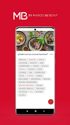 MB Marco Beteta ऐप डाउनलोड करें – सर्वश्रेष्ठ रेस्टोरेंट गाइड - Screenshot 3