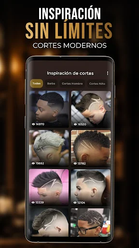 Curso de Barbería Profesional ऐप डाउनलोड करें – प्रोफेशनल हेयरकट सीखें - Screenshot 3
