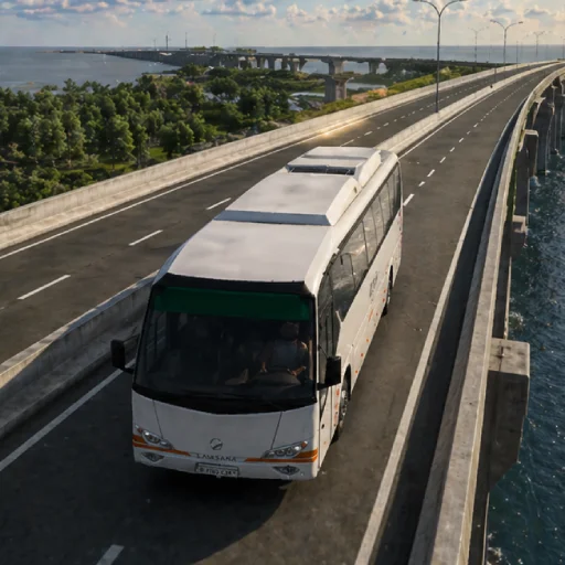 Bus Driving Around Java Island डाउनलोड करें – बेस्ट बस सिम्युलेटर