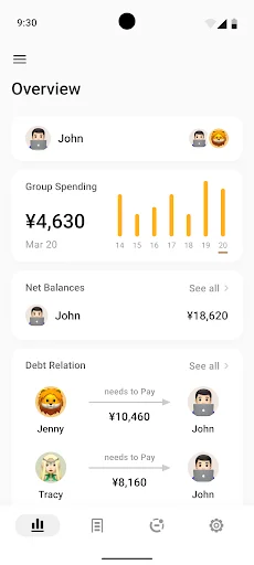 Bill Bear ऐप डाउनलोड करें – खर्चों का प्रबंधन अब आसान और मुफ्त - Screenshot 17
