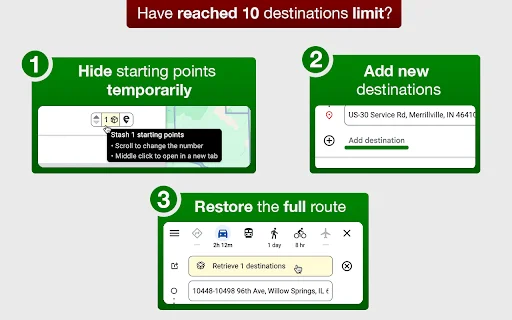 Google Maps Extended Routes डाउनलोड करें – रूट प्लानिंग टूल - Screenshot 3