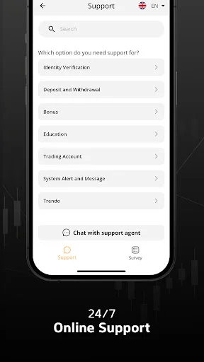 TrendoEx डाउनलोड करें – क्रिप्टो और फॉरेक्स ट्रेडिंग ऐप - Screenshot 7