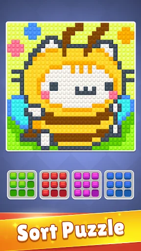 Diamond Sparkle: Sort Puzzle डाउनलोड करें – रंगीन पहेली गेम - Screenshot 7