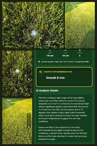 MyCaddie™ डाउनलोड करें – AI गोल्फ असिस्टेंट और स्मार्ट सुझाव - Screenshot 1