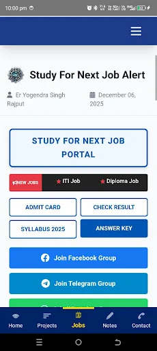 Study For Next डाउनलोड करें – इंडस्ट्रियल ट्रेनिंग और प्लेसमेंट के लिए - Screenshot 4