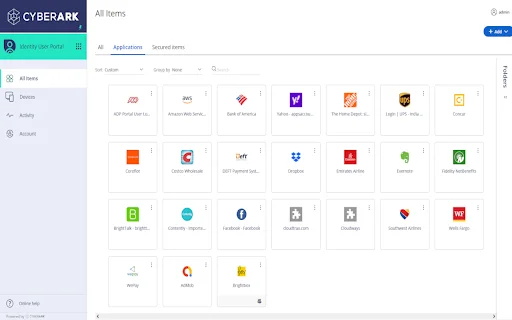 CyberArk Identity ब्राउज़र एक्सटेंशन डाउनलोड करें – सुरक्षित पासवर्ड प्रबंधन - Screenshot 1