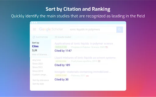 ExCITATION डाउनलोड करें – Google Scholar पर Journal Ranking देखें - Screenshot 3