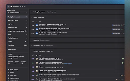 Graphite डाउनलोड करें – GitHub PR को बेहतर और तेज़ बनाएँ - Screenshot 1