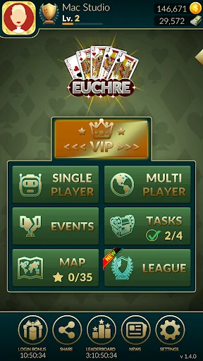 Euchre Ultimate डाउनलोड करें – दोस्तों के साथ ऑनलाइन कार्ड गेम - Screenshot 22