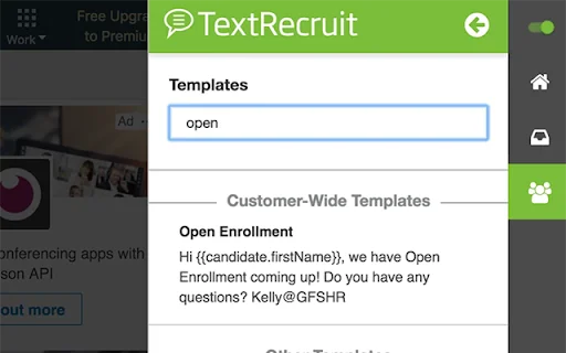 TextRecruit Extension डाउनलोड करें – भर्ती प्रक्रिया को आसान बनाएं - Screenshot 5