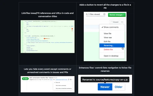 Refined GitHub डाउनलोड करें – GitHub अनुभव को बेहतर बनाएं - Screenshot 1