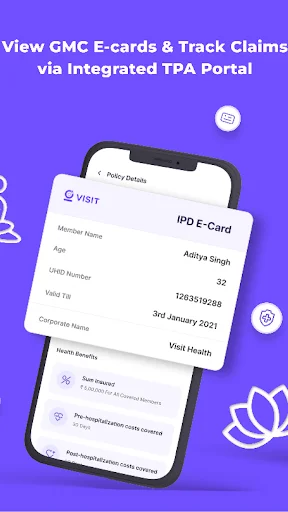 Visit-Health App डाउनलोड करें – डॉक्टर से परामर्श और लैब टेस्ट बुक करें - Screenshot 6