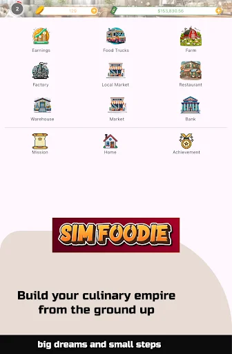 SimFoodie: Idle Business Sim डाउनलोड करें – बिज़नेस मैनेजमेंट गेम - Screenshot 9