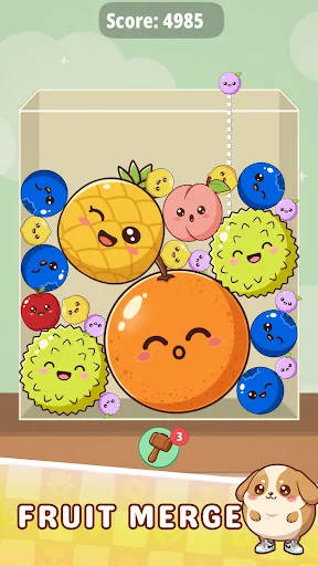 Fruit Drop Satisfy-Juicy Merge डाउनलोड करें – बेहतरीन फ्रूट पहेली गेम - Screenshot 2