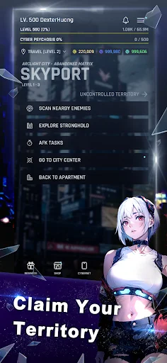 Arclight City: Cyberpunk RPG डाउनलोड करें – बेहतरीन टेक्स्ट-बेस्ड गेम - Screenshot 5