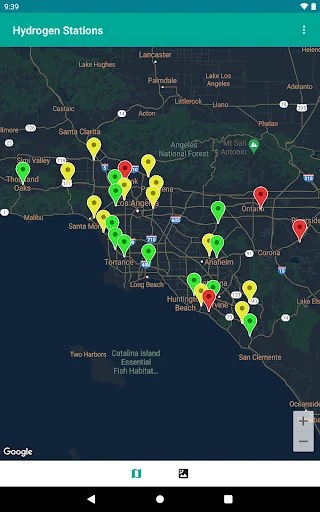 Hydrogen Stations USA डाउनलोड करें – हाइड्रोजन फ्यूल स्टेशन खोजें - Screenshot 9