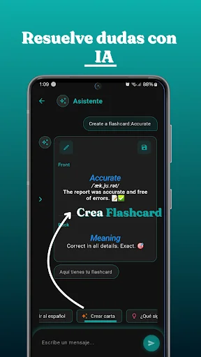 QuickCard AI डाउनलोड करें – अंग्रेजी सीखने का सबसे आसान तरीका - Screenshot 7