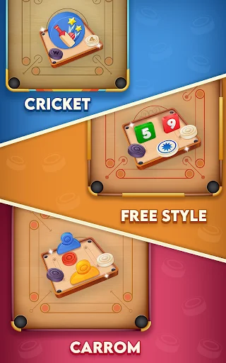 Carrom Cricket डाउनलोड करें – बेहतरीन ऑनलाइन कैरम और डिस्क पूल गेम - Screenshot 7